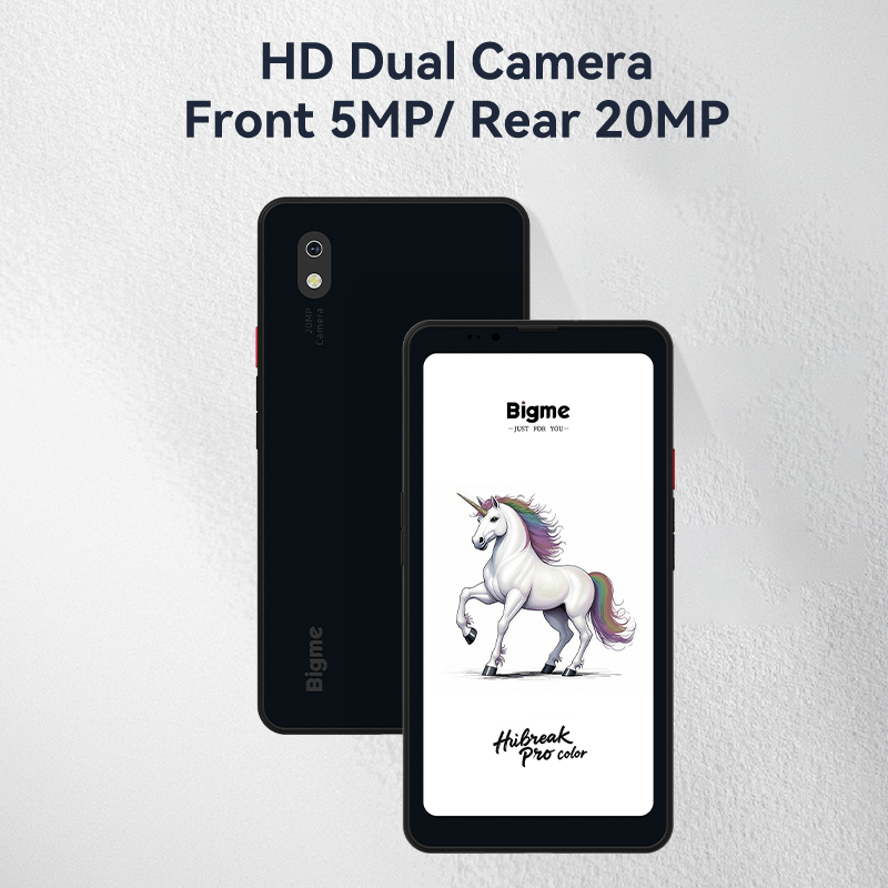 Android 14 Hibreak pro Color 6'' E ink Eye-Friendly Smartphone with 4G&5G connection