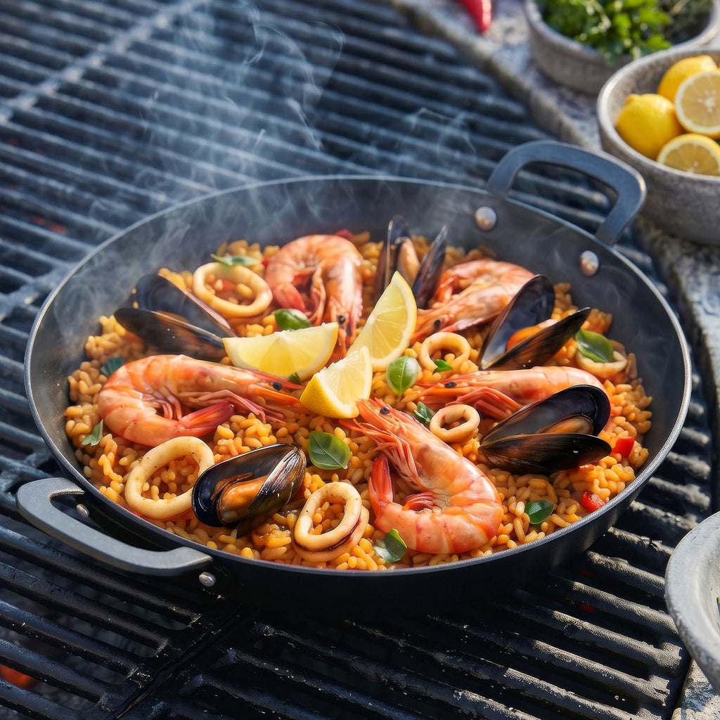 Bobby Flay by GreenPan 15" Carbon Steel Paella Pan - Image 3