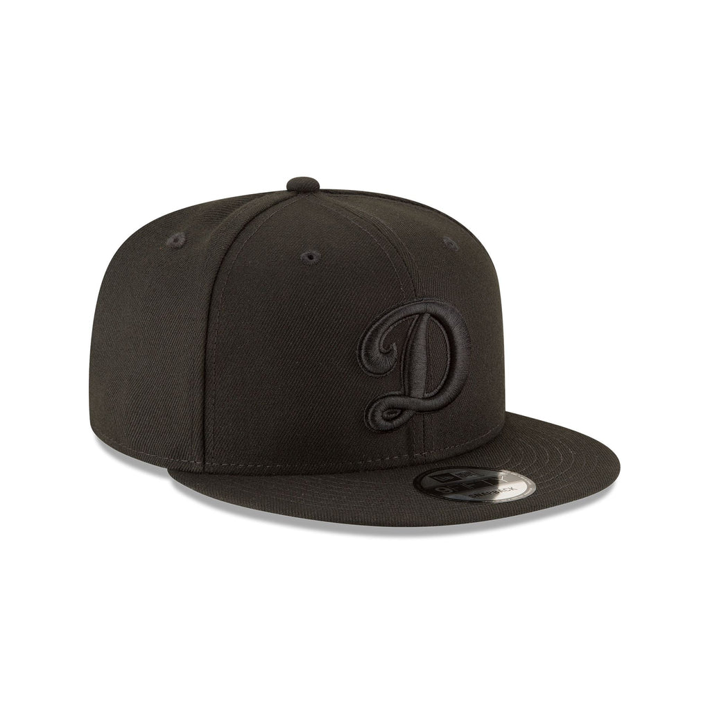 Los Angeles Dodgers Basic All Black 9FIFTY Snapback Hat - Image 3