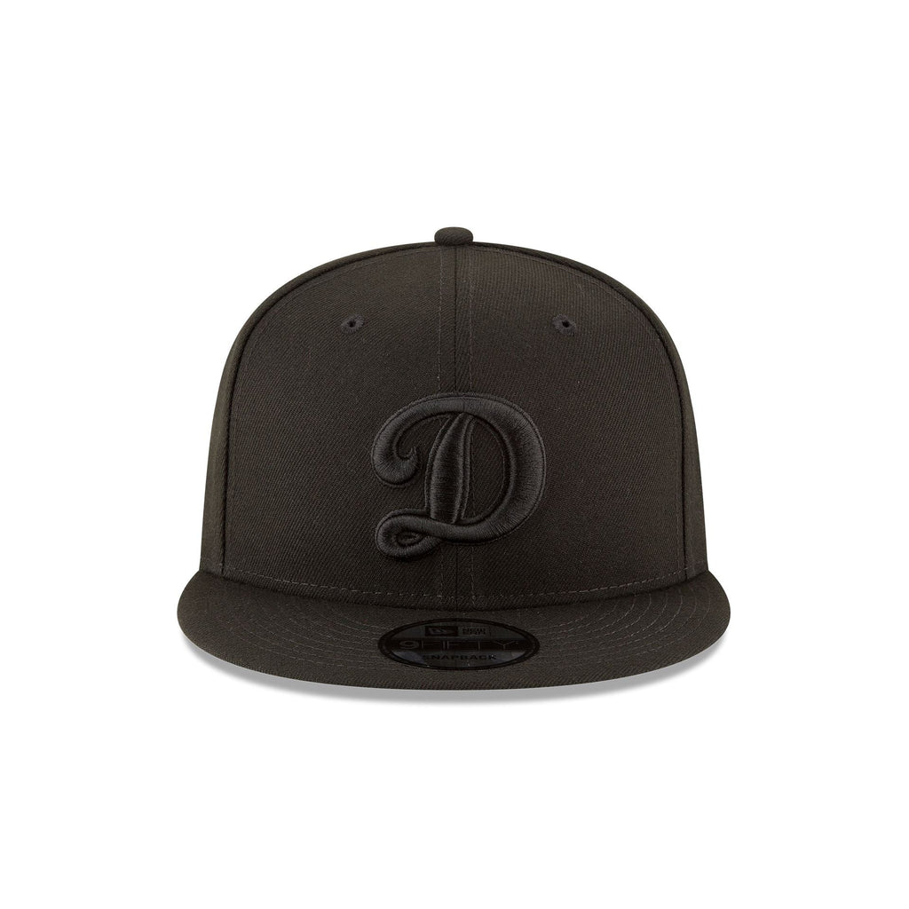 Los Angeles Dodgers Basic All Black 9FIFTY Snapback Hat - Image 2
