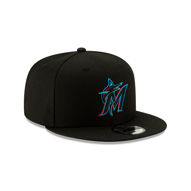 Miami Marlins Basic 9FIFTY Snapback Hat - Image 3