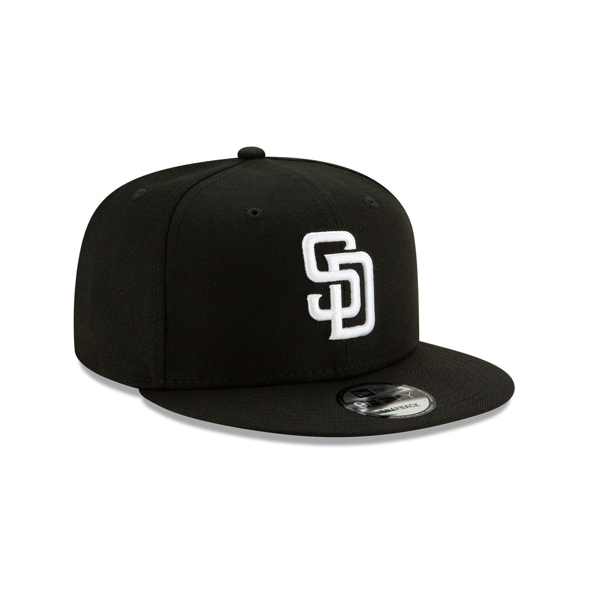 San Diego Padres Basic Black 9FIFTY Snapback Hat - Image 3
