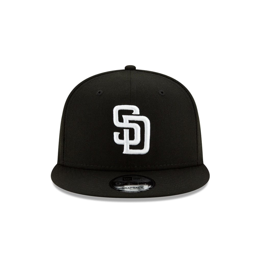 San Diego Padres Basic Black 9FIFTY Snapback Hat - Image 2