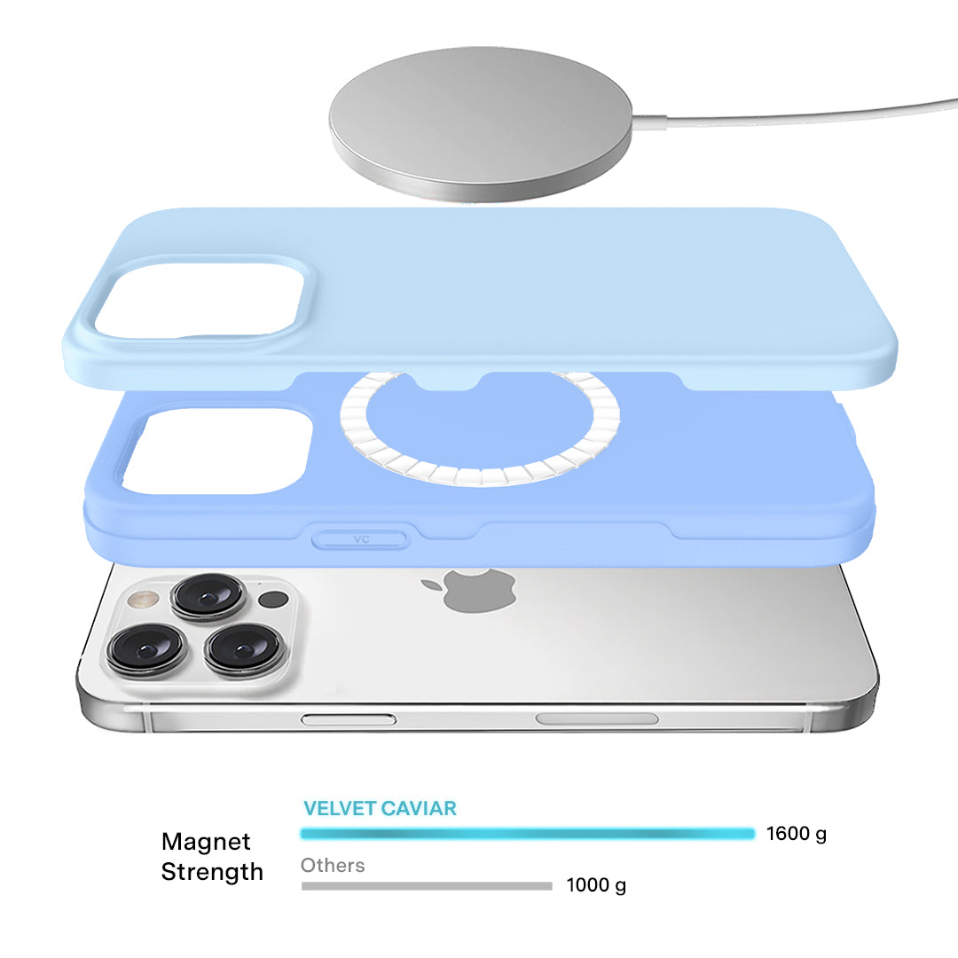 Cotton Candy Blue iPhone Case
