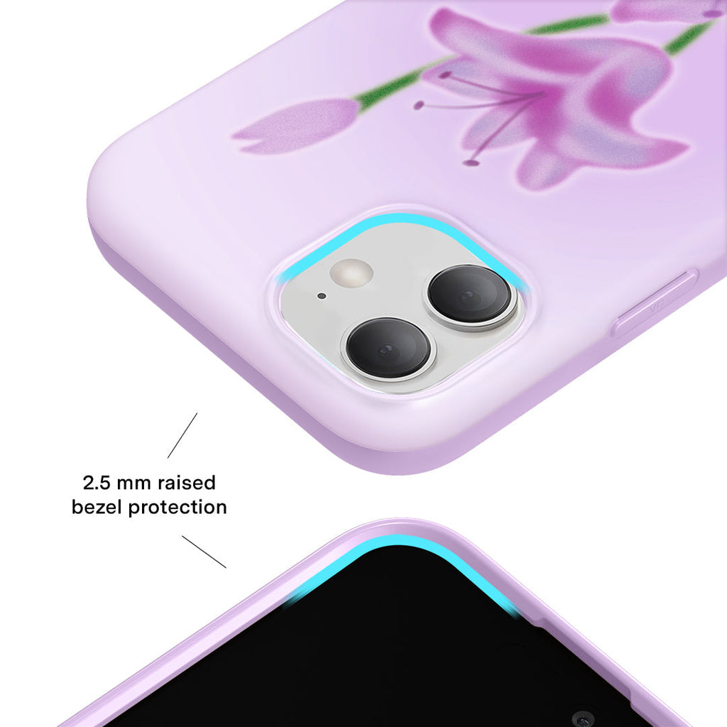 Love Spell Lily Floral iPhone Case
