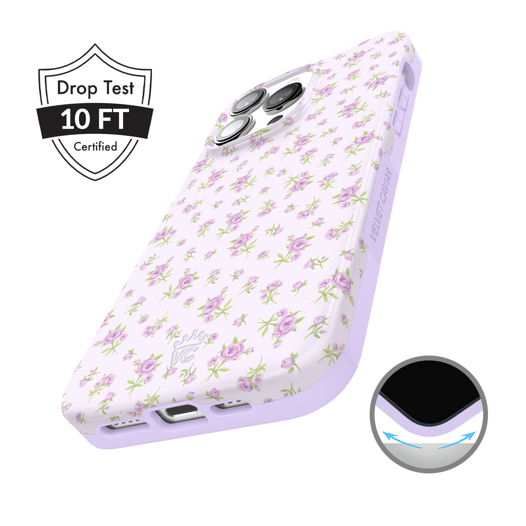 Dainty Lilac Floral iPhone Case