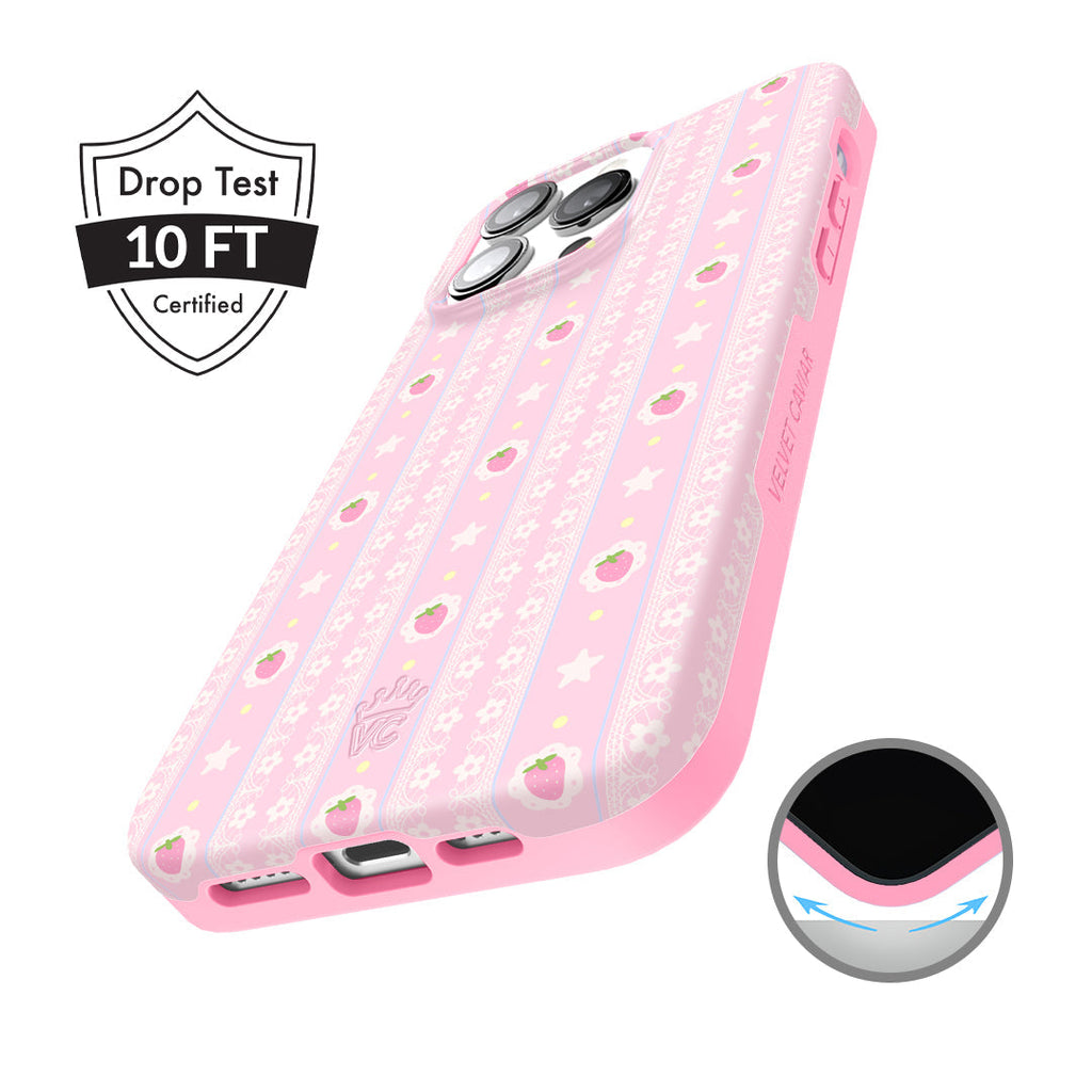 Strawberry Macaron iPhone Case