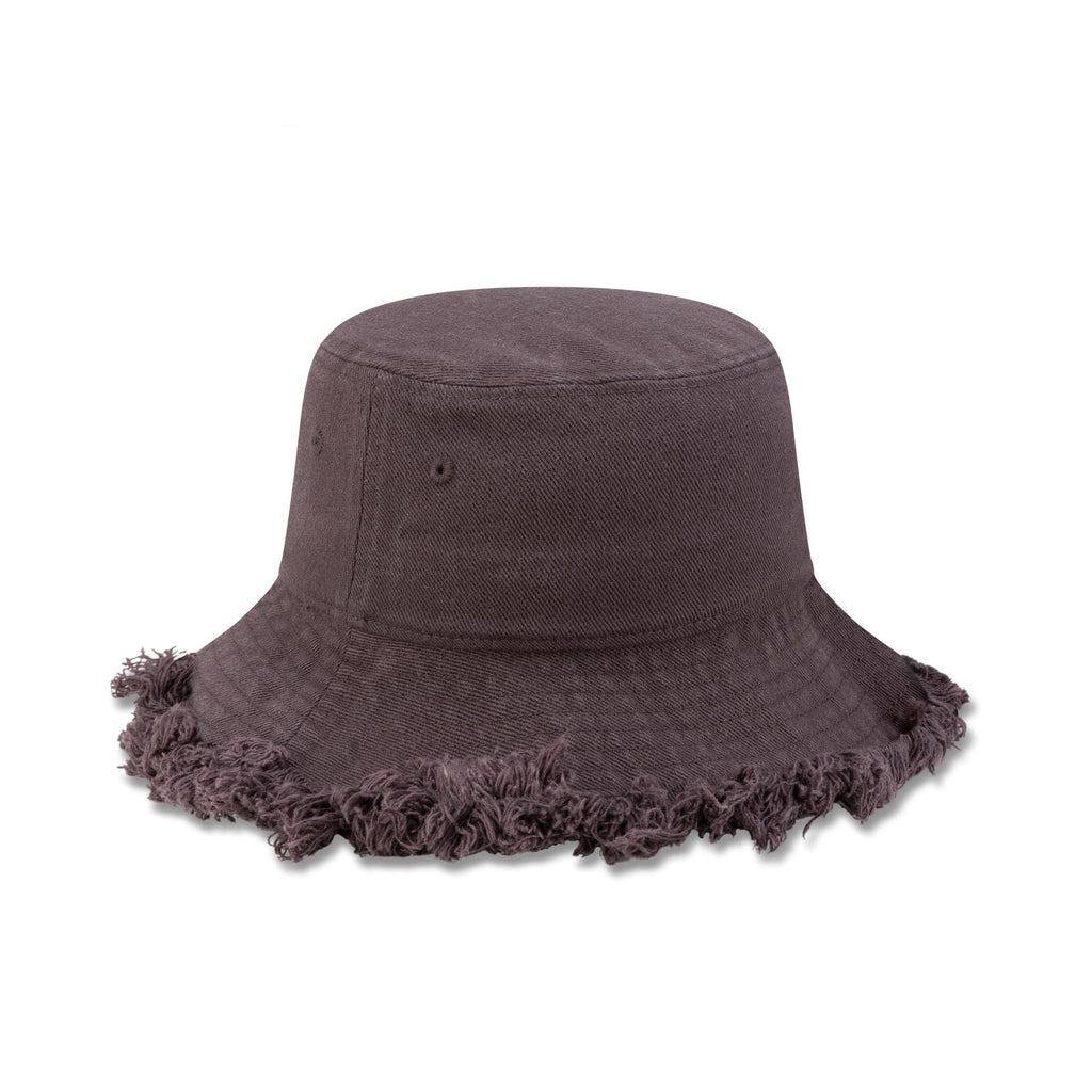 New Era Cap Frayed Edge Bucket Hat - Image 3