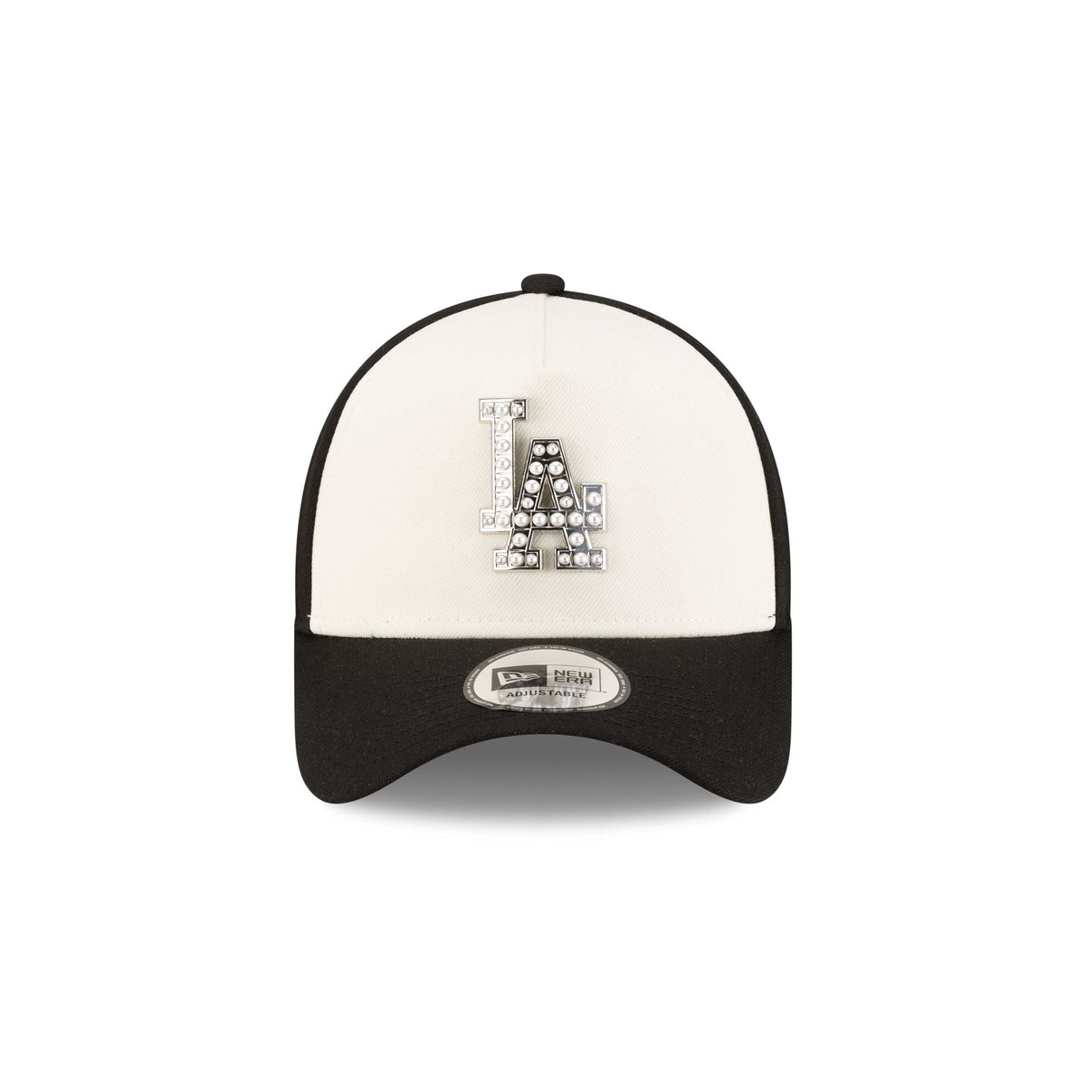 Los Angeles Dodgers Pearl Logo 9FORTY A-Frame Snapback Hat - Image 2
