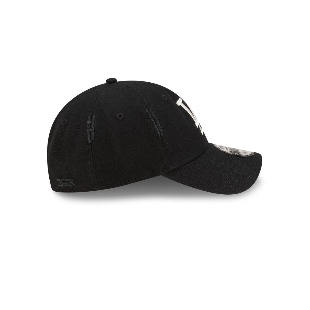 Los Angeles Dodgers Distressed Black 9TWENTY Adjustable Hat - Image 5