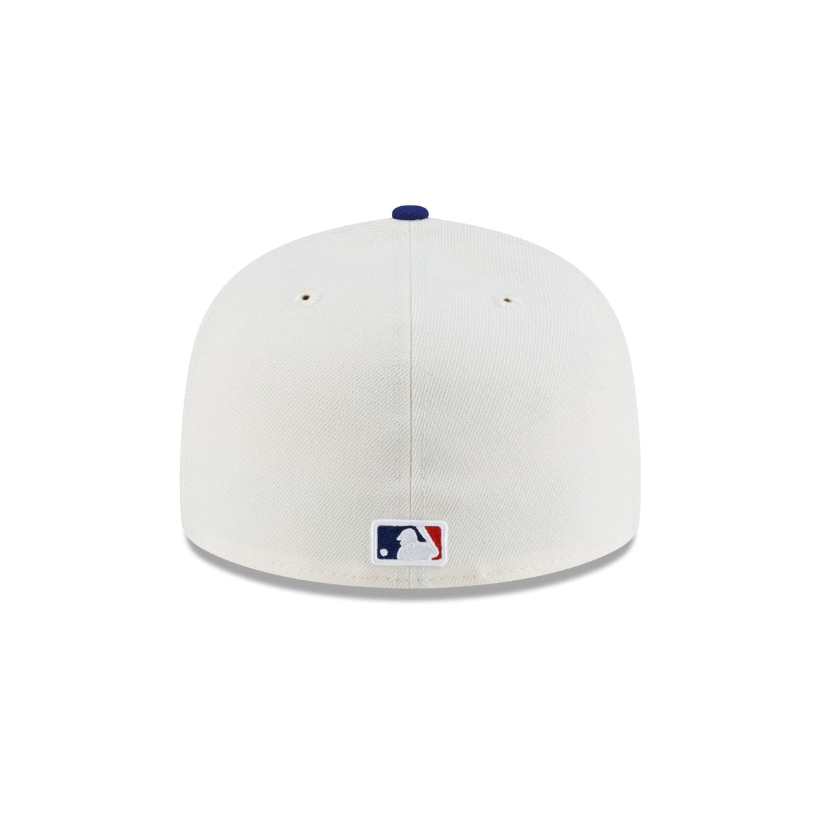 Los Angeles Dodgers Upside Down Logo Cream 59FIFTY Fitted Hat - Image 6