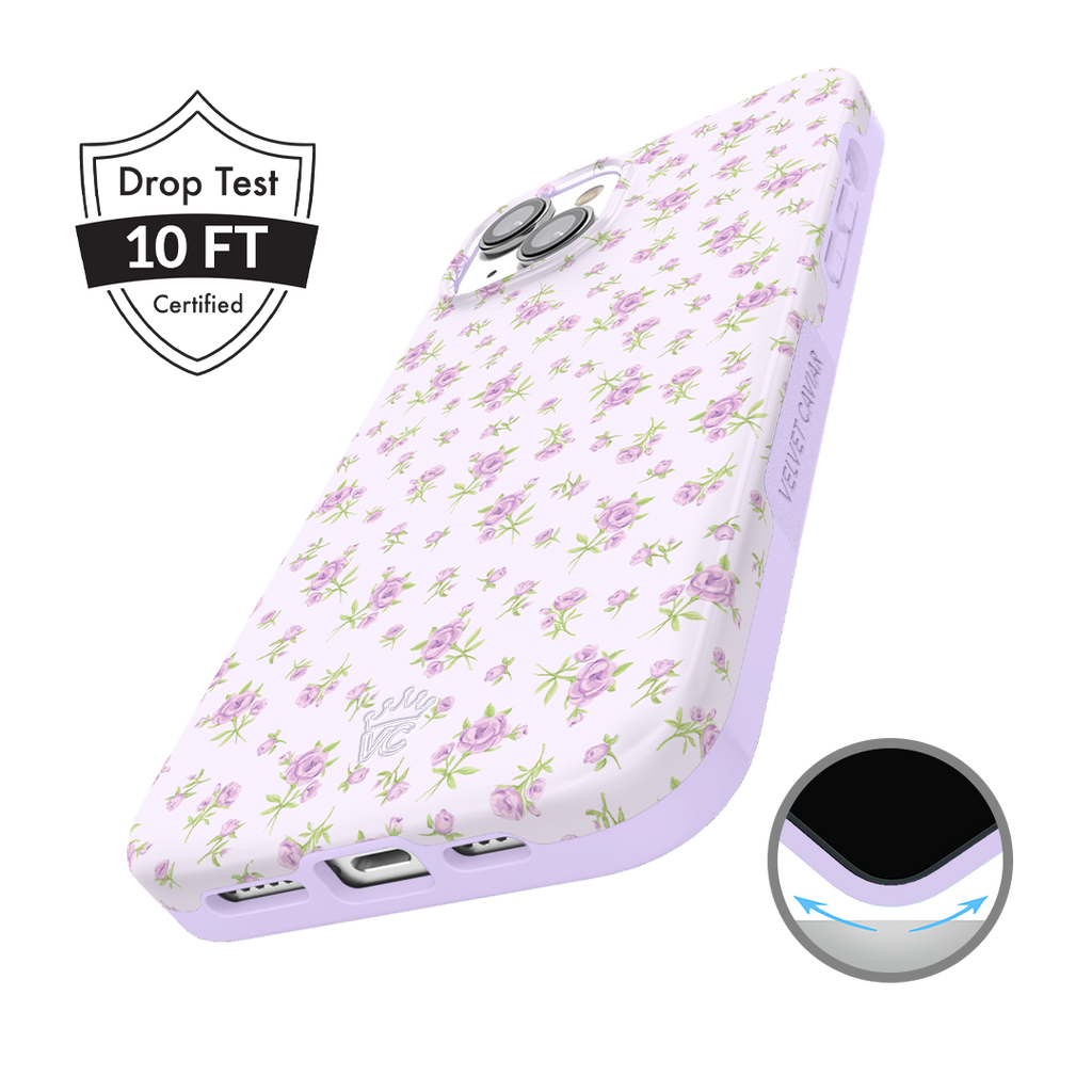 Dainty Lilac Floral iPhone Case