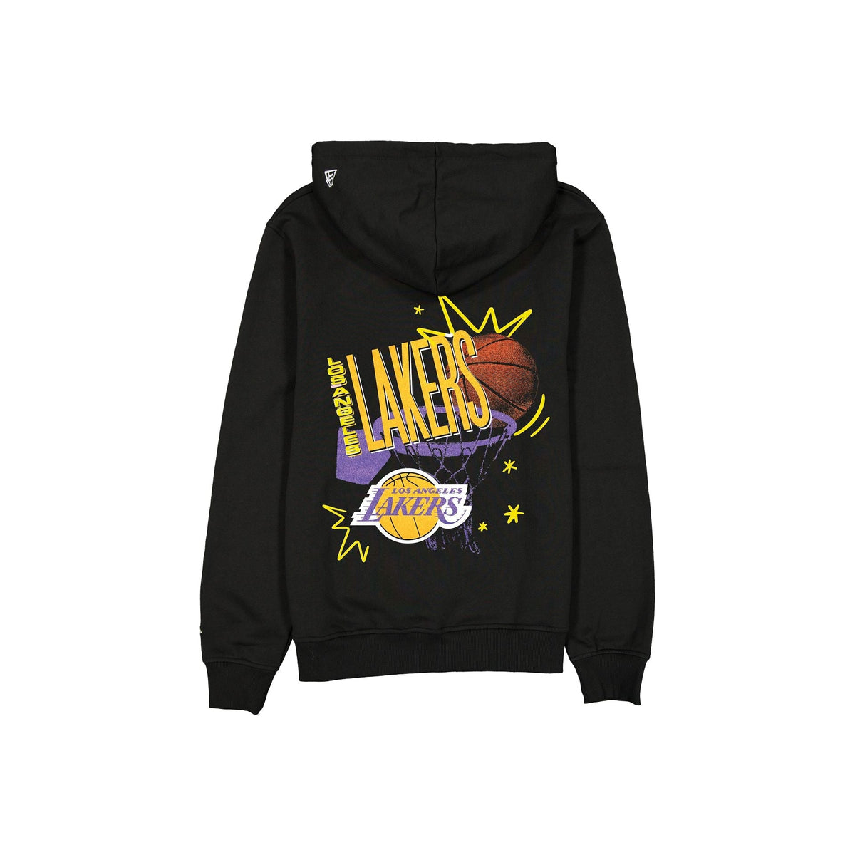Los Angeles Lakers Hardwood Classics 90s Hoodie - Image 2