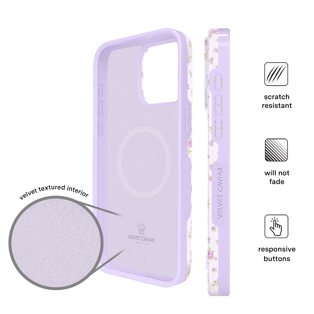 Dainty Lilac Floral iPhone Case