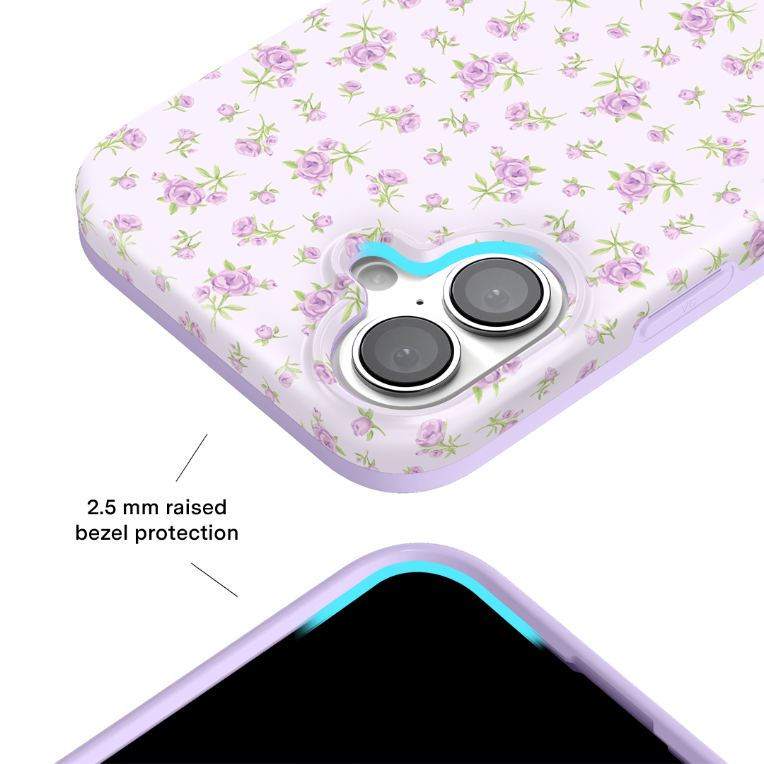 Dainty Lilac Floral iPhone Case