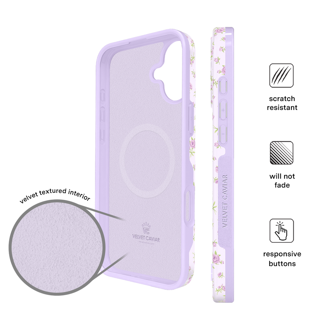 Dainty Lilac Floral iPhone Case