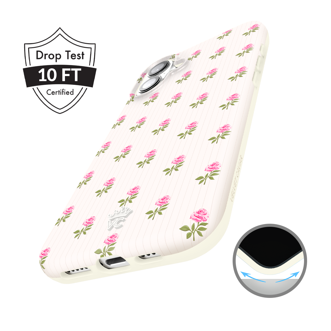 Pink Peony Floral iPhone Case