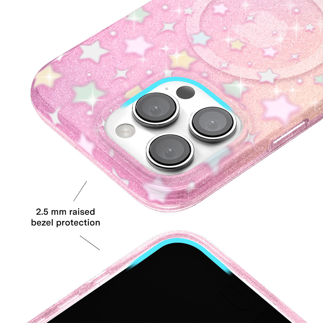 Falling Star Glitter iPhone Case