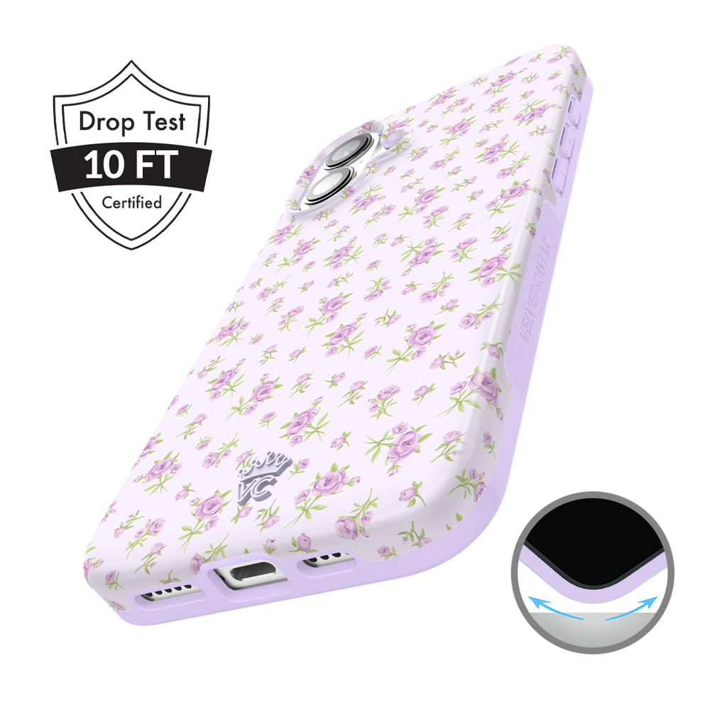 Dainty Lilac Floral iPhone Case