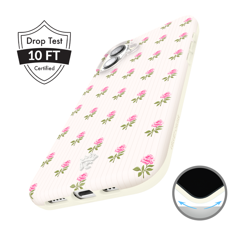 Pink Peony Floral iPhone Case