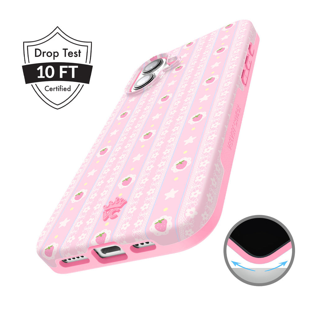 Strawberry Macaron iPhone Case