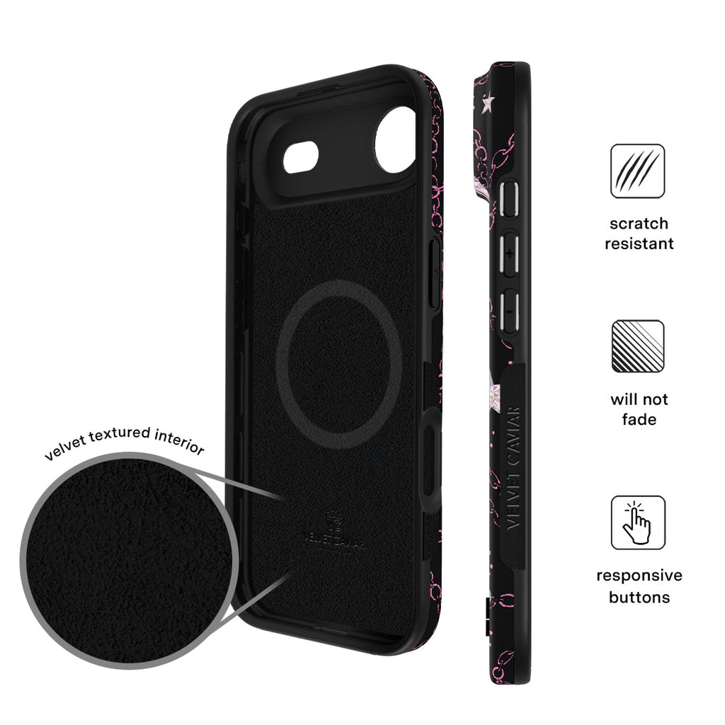 Pretty Punk Skulls iPhone Case