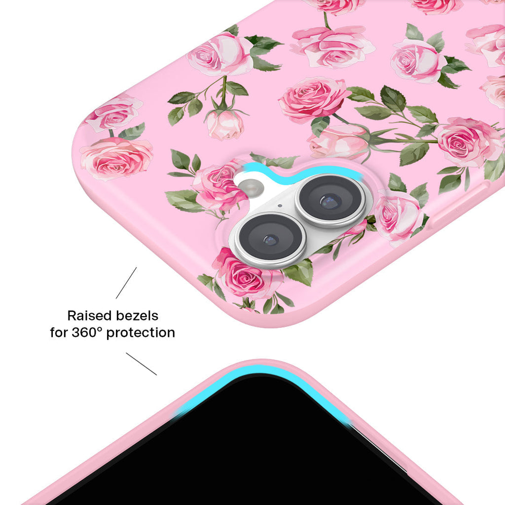 Baby Pink Roses iPhone Case