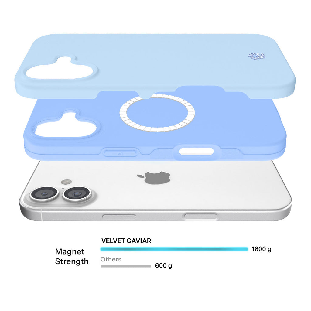 Cotton Candy Blue iPhone Case
