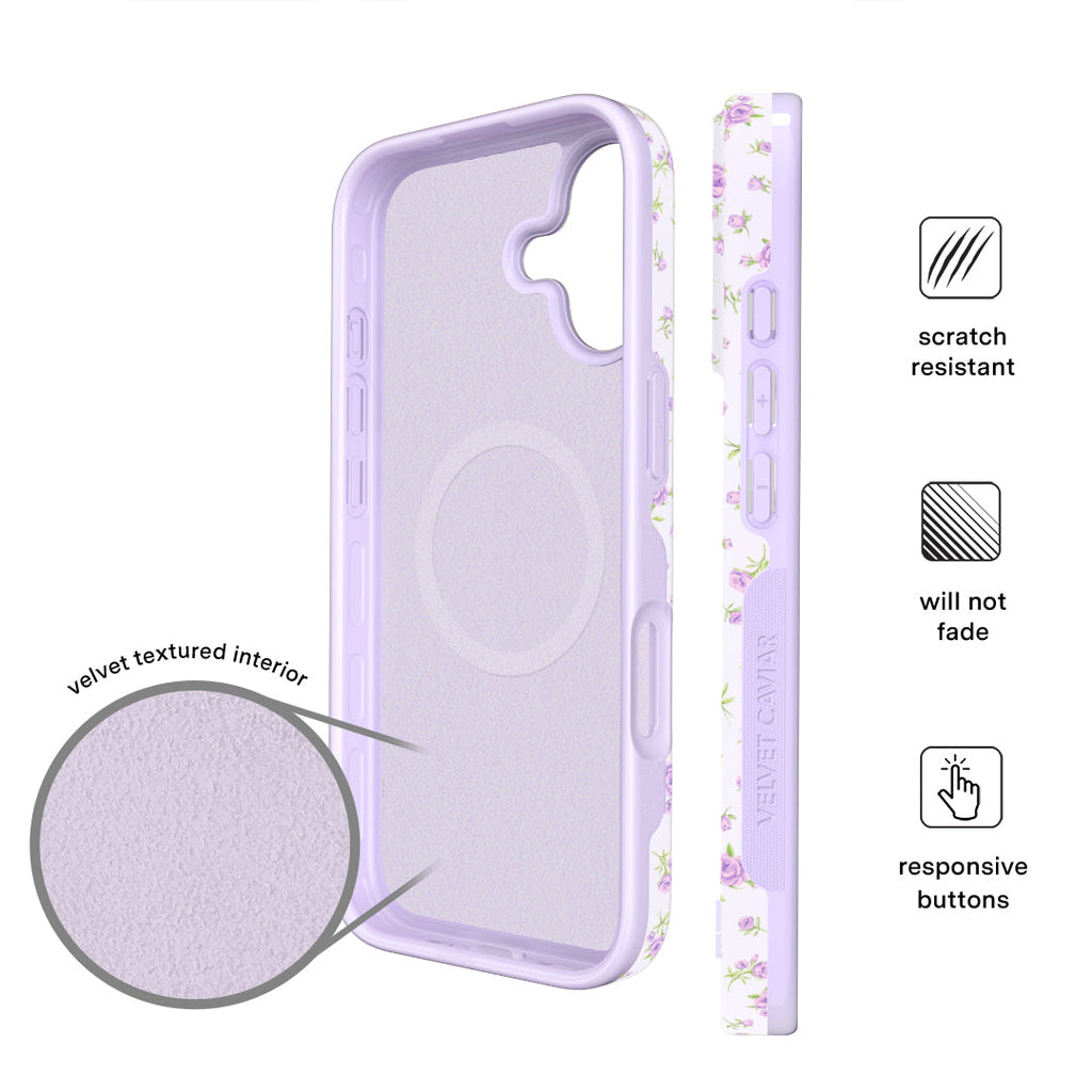 Dainty Lilac Floral iPhone Case