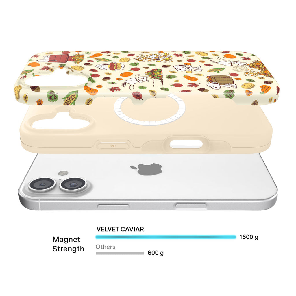 Snoopy Autumn Leaves iPhone Case