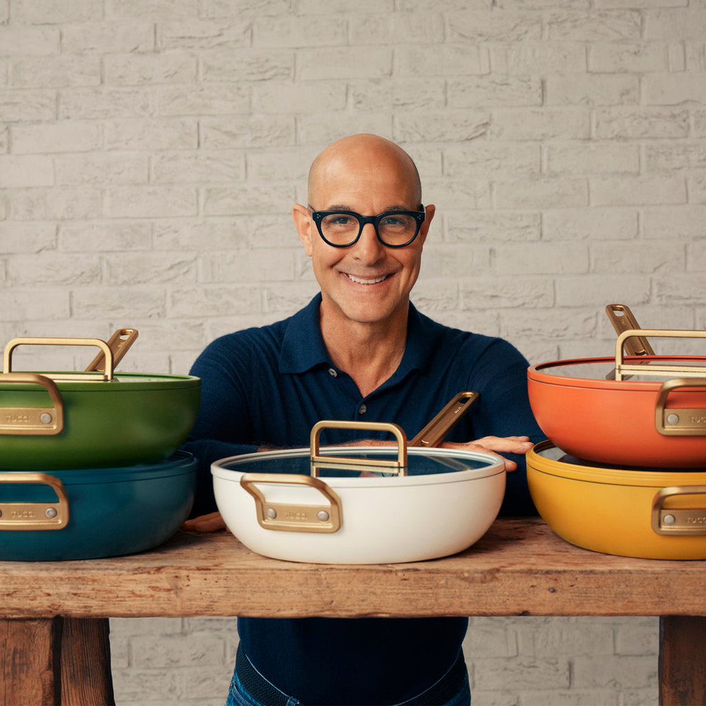 Stanley Tucci™ Ceramic Nonstick 4.5-Quart Stanley Pan Jr. | Venetian Teal - Image 9