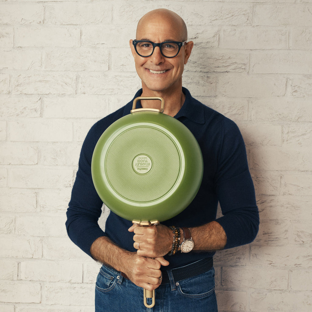 Stanley Tucci™ Ceramic Nonstick 4.5-Quart Stanley Pan Jr. | Tuscan Olive - Image 2