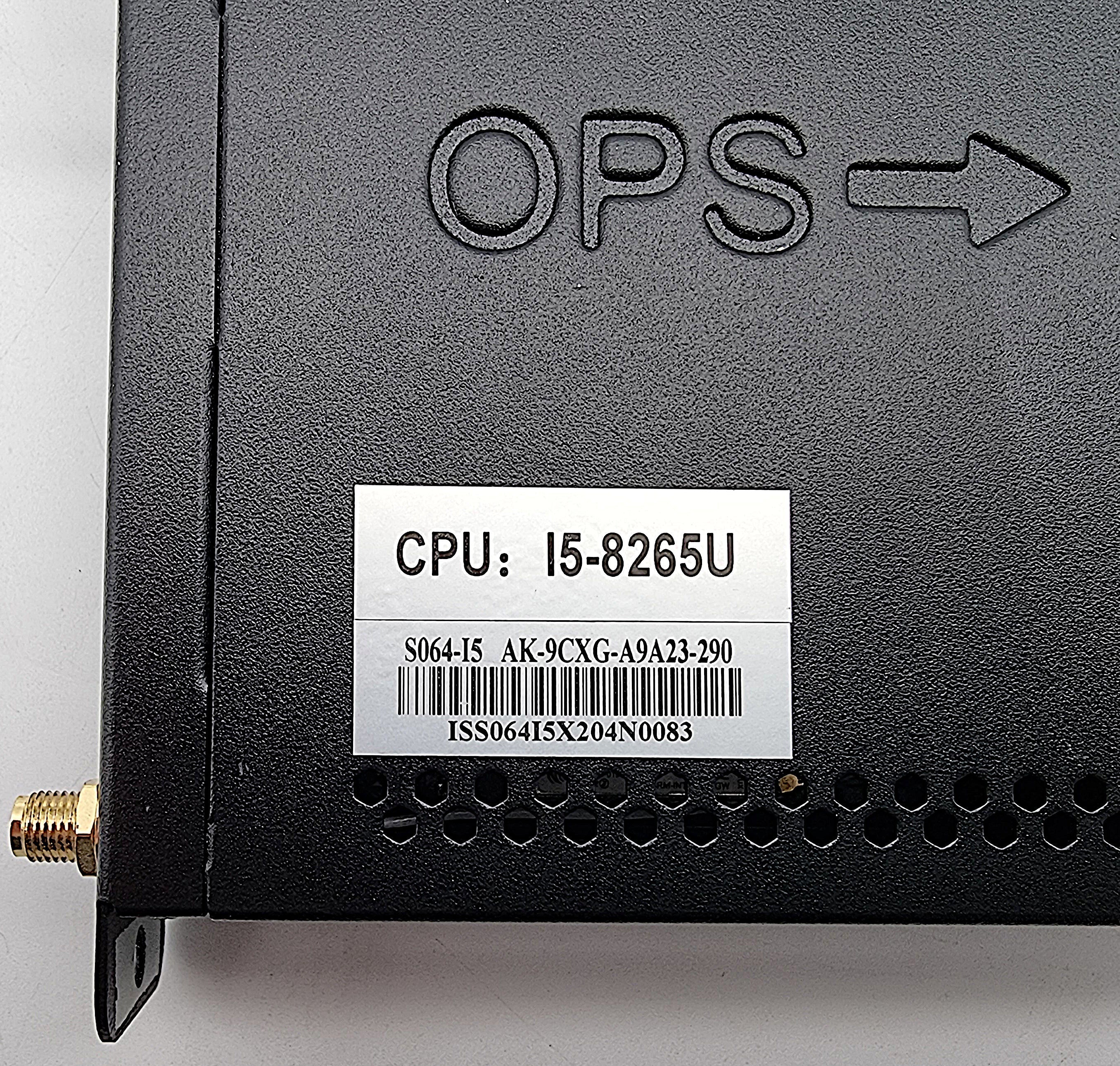 Clevertouch OPS PC S064-I5: 8th Gen i5 CPU, 8GB RAM, 256GB SSD, WiFi+BT, Win 11