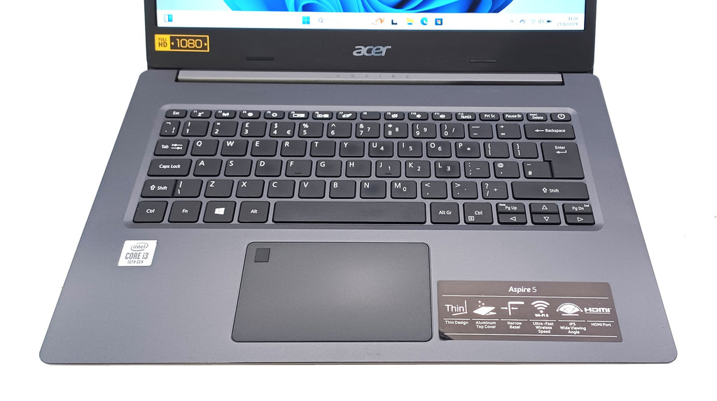 Acer Aspire A514-52 Laptop, 14" Core i3 10th Gen, 8GB RAM, 256GB SSD, Windows 11 (Grade C)