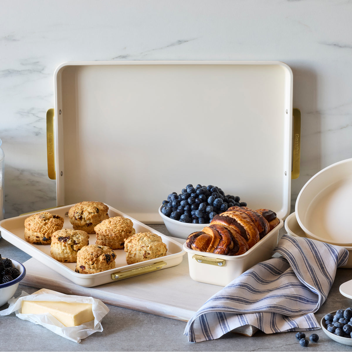 Reserve Bakeware 13" x 9" Quarter Sheet Pan | Cream - Image 8