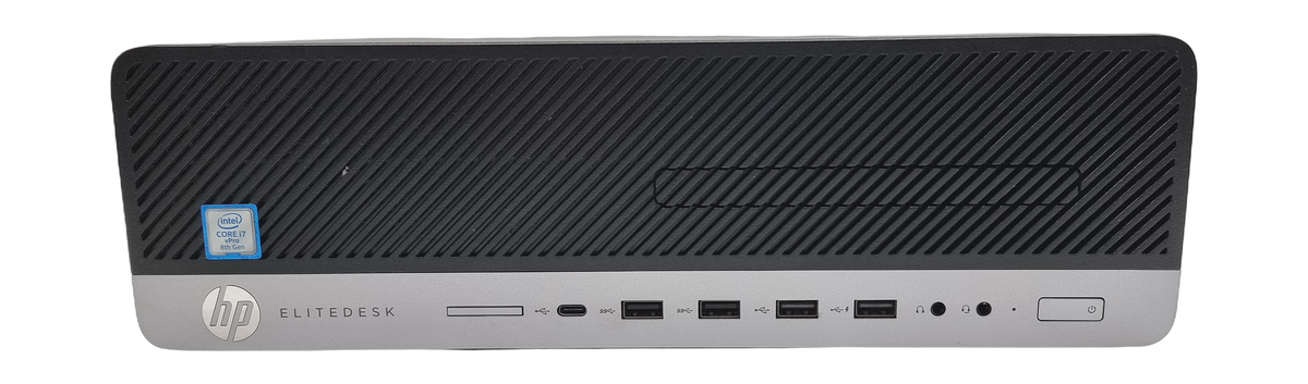 HP EliteDesk 800 G4 SFF PC, Core i7 8th Gen, 8GB RAM, 256GB SSD, Windows 11