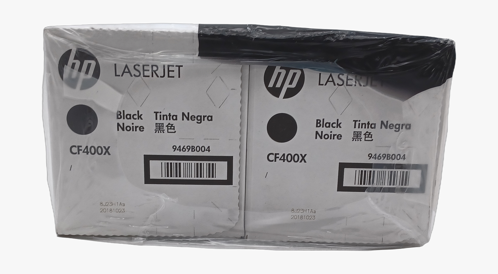 Genuine HP CF400XD 2-Pack High-Yield Black Toner Cartridge 201X, Departures