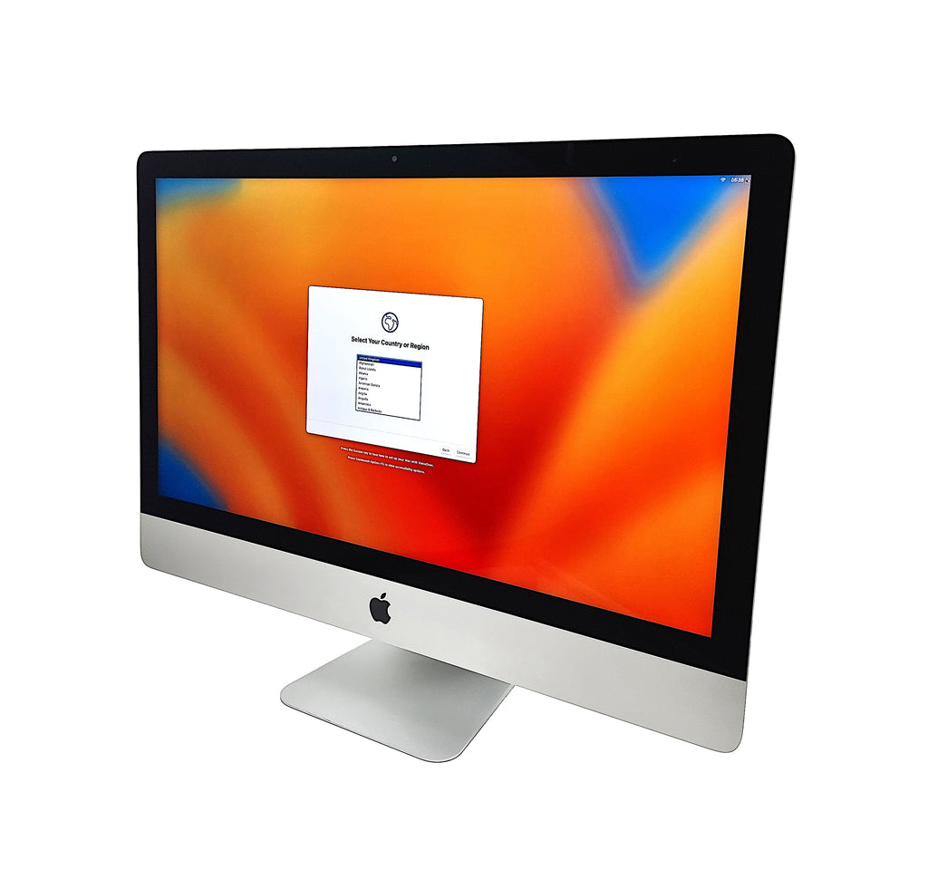 Apple iMac 2017 AiO 27" Retina 5K, Core i7 7th Gen, 16GB RAM, 512GB SSD, Ventura