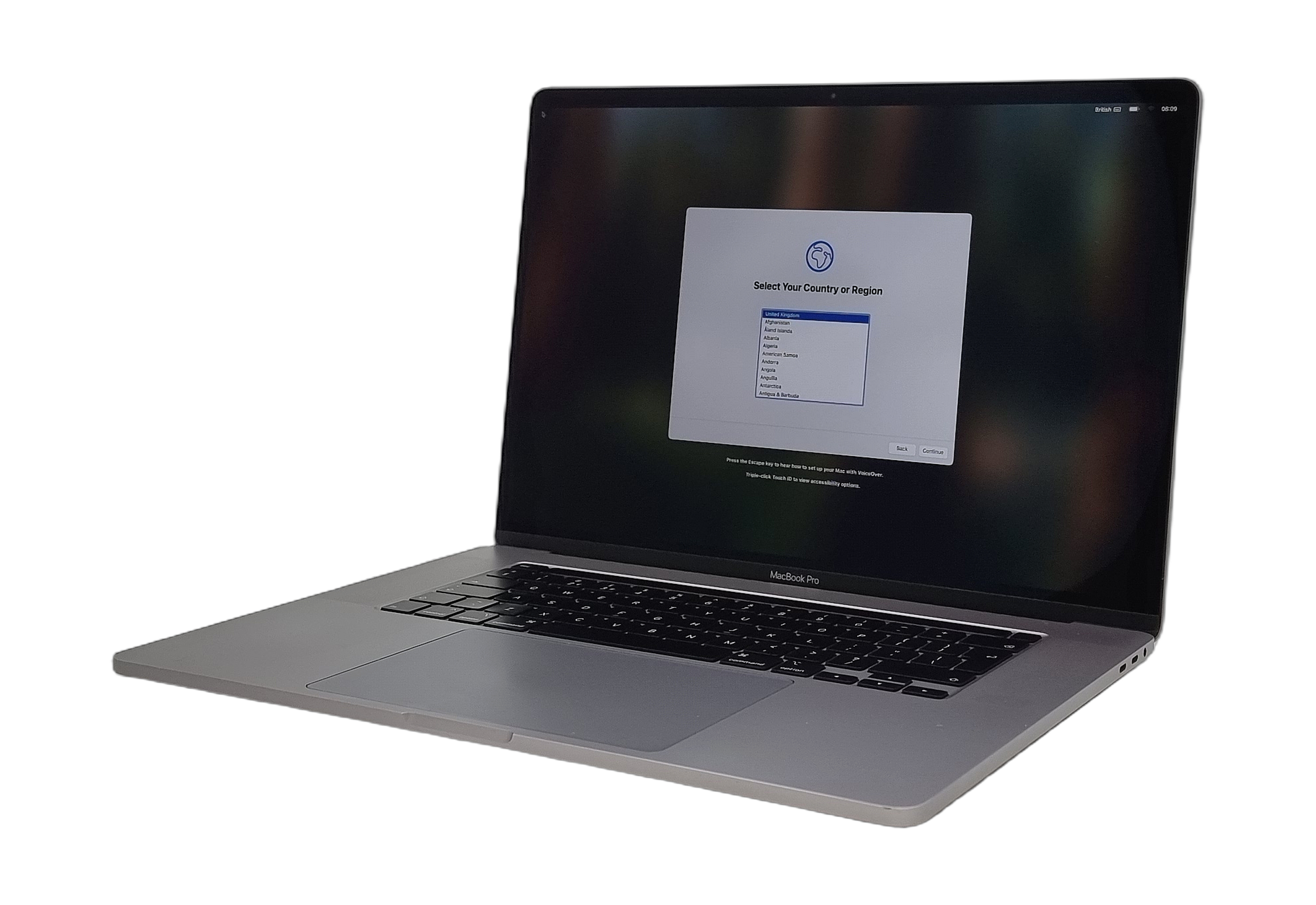 Apple MacBook Pro 2019 Laptop, 16" Core i7 9th Gen, 16GB RAM, 512GB SSD, Sequoia