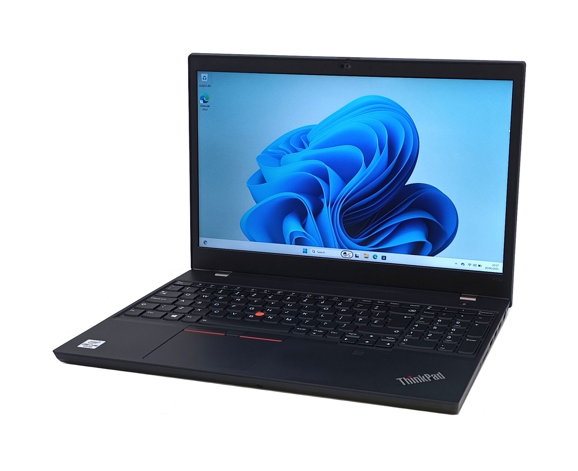 Lenovo ThinkPad P15v Laptop, 15.6" i7 10th Gen, 16GB RAM, 256GB SSD, Windows 11 (Grade C)