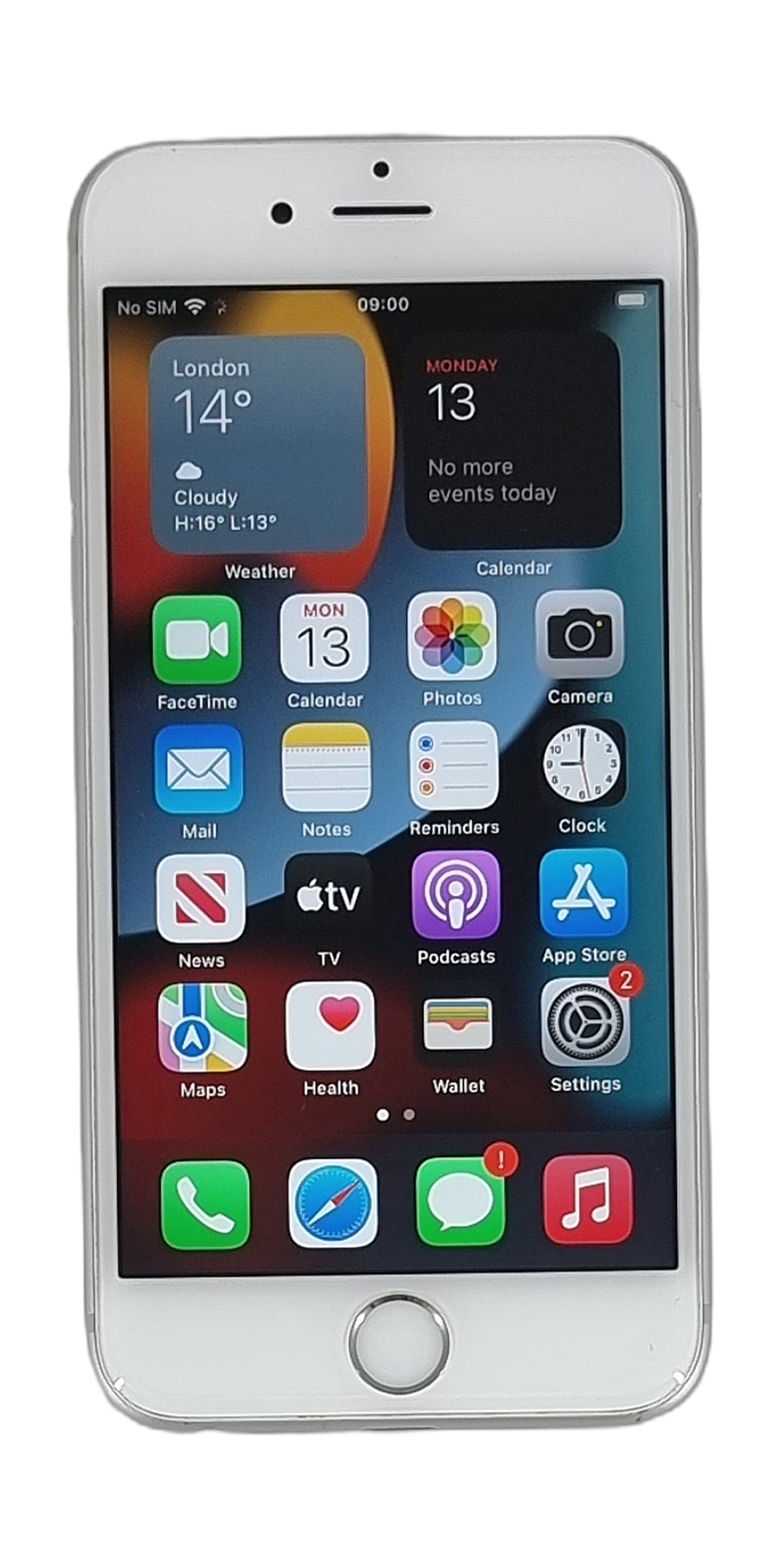 Apple iPhone 6S Plus Smartphone, 64GB, Unlocked, Silver, A1688