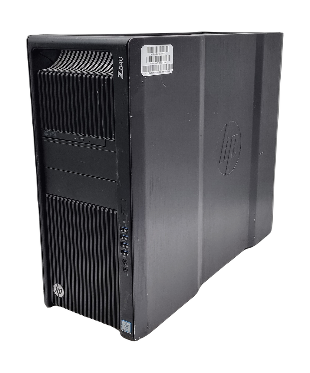 HP Z840 Workstation: 2x Xeon E5-2637v4, 512GB RAM, 2x 3TB HDD