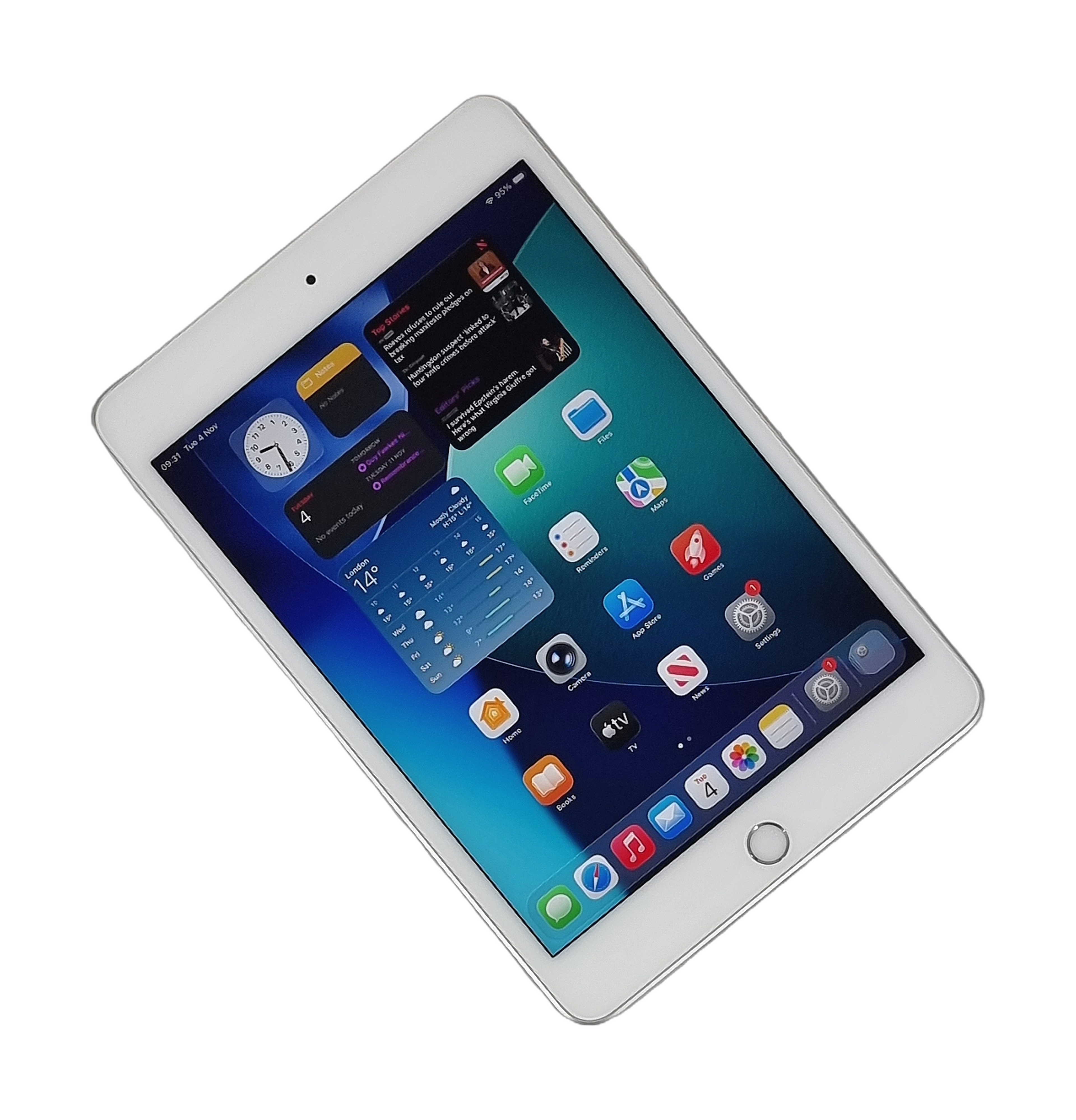 Apple iPad mini (5th generation) 2019 Tablet, 64GB, Wi-Fi, Silver, A2133