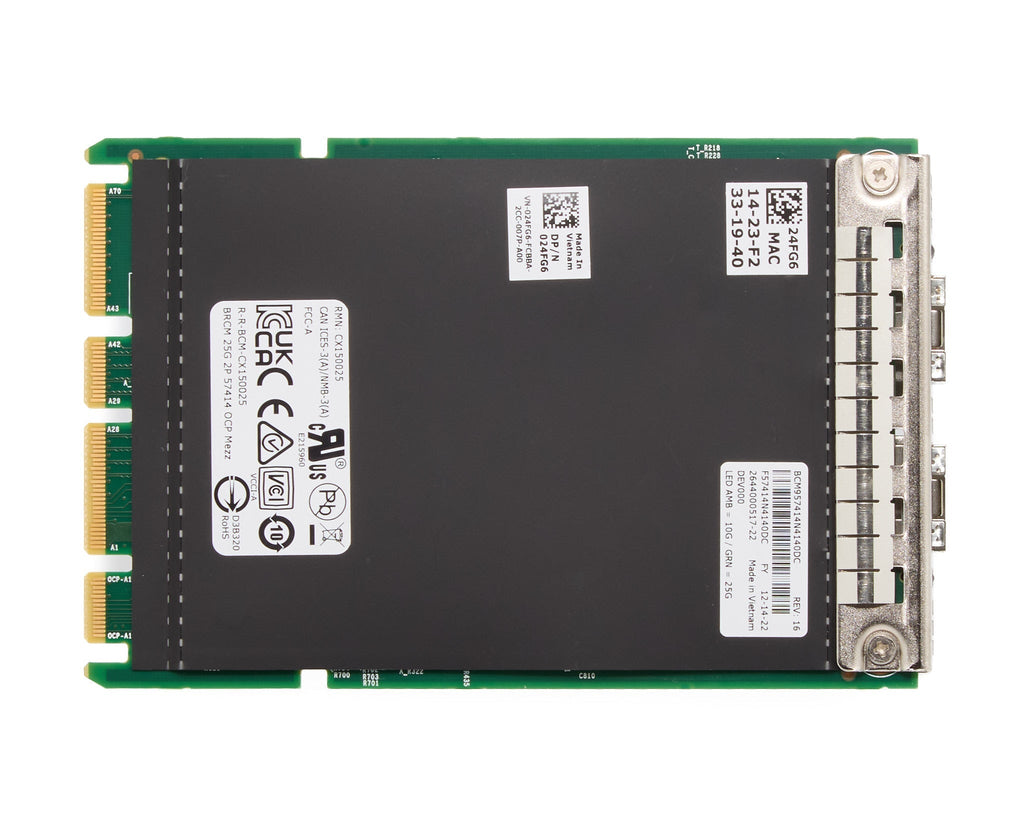Dell Broadcom 57414 Dual Port 25GB SFP28 OCP 3.0