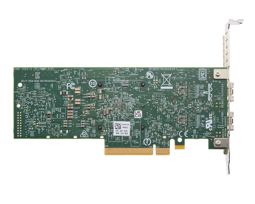 Dell Broadcom 57414 Dual Port 25GB SPF28 Full Height