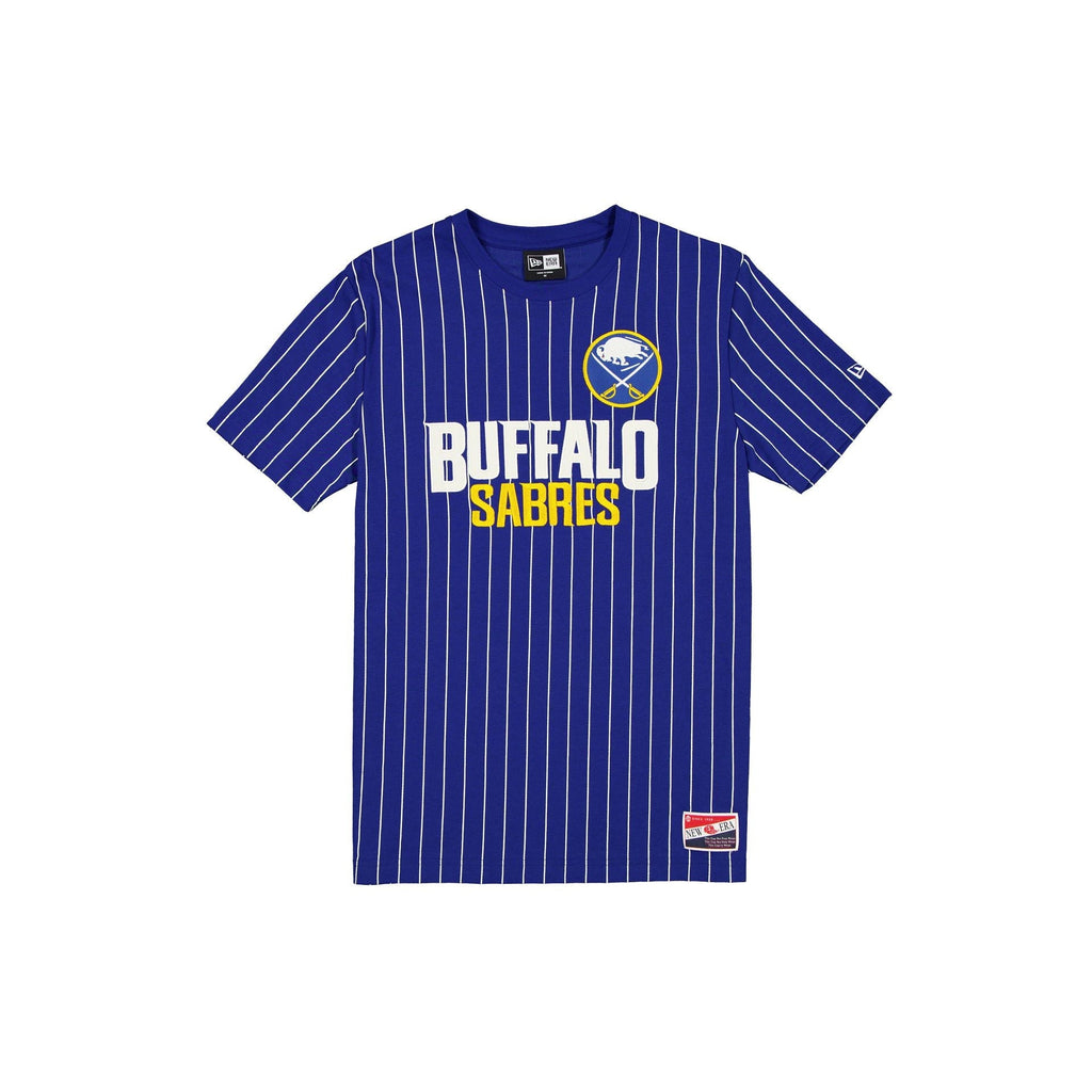 Buffalo Sabres Throwback Pinstripe Wordmark T-Shirt