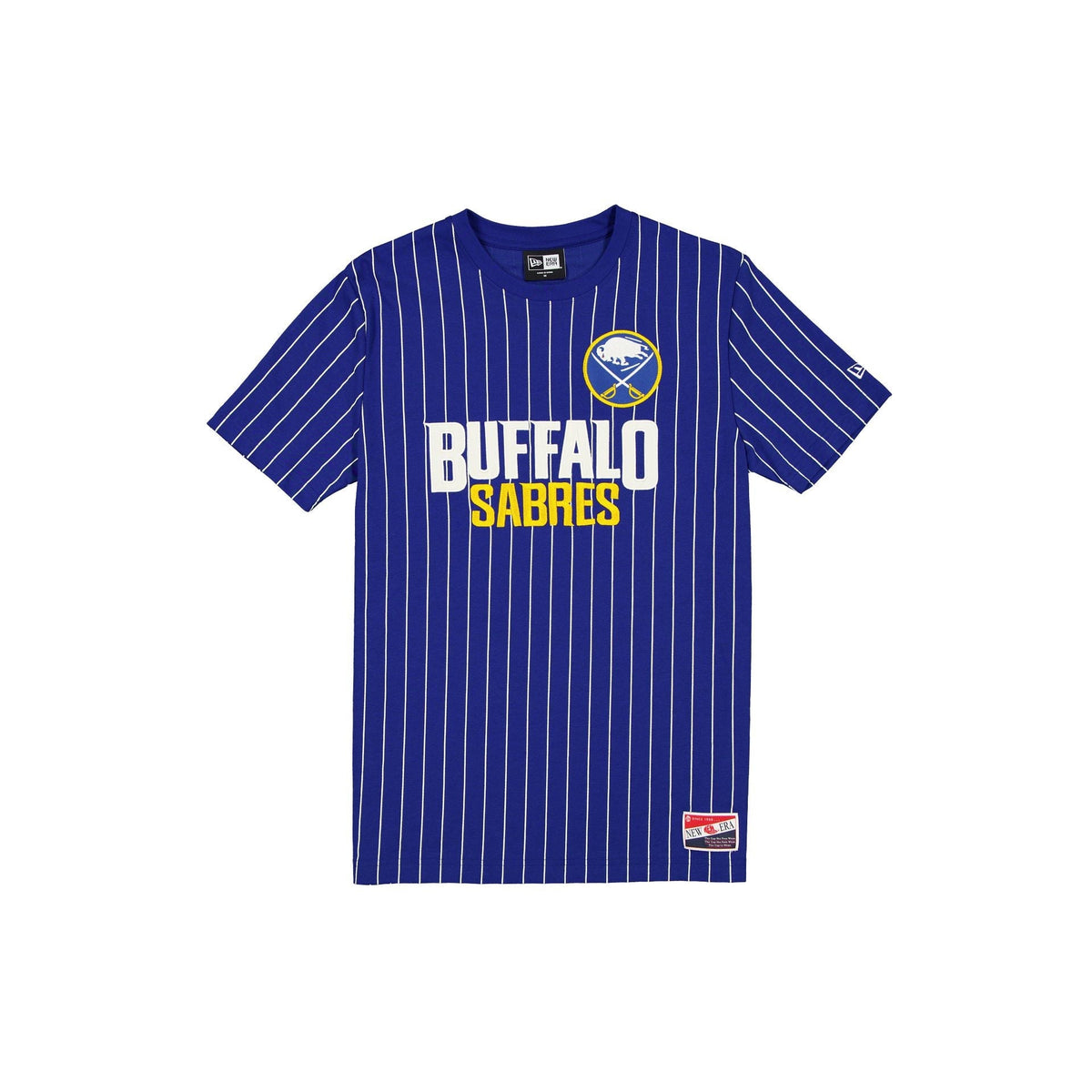 Buffalo Sabres Throwback Pinstripe Wordmark T-Shirt