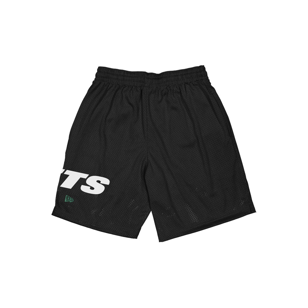 New York Jets Mesh Black Shorts - Image 2
