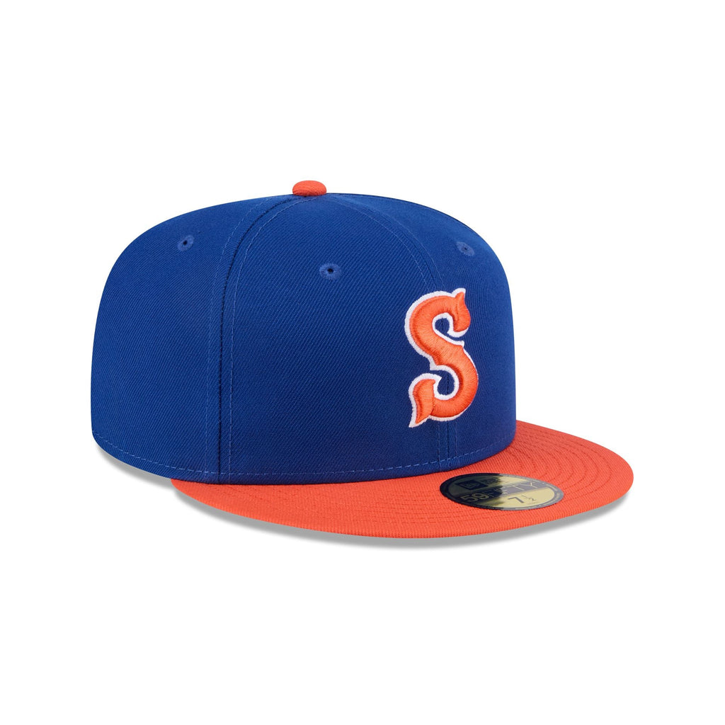 Syracuse Mets Authentic Collection Home 59FIFTY Fitted Hat - Image 3