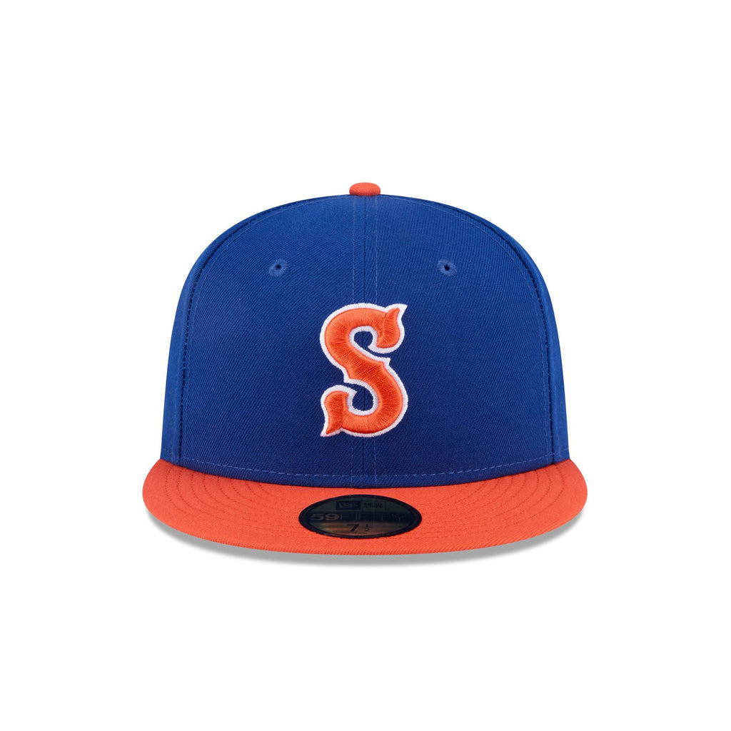 Syracuse Mets Authentic Collection Home 59FIFTY Fitted Hat - Image 2